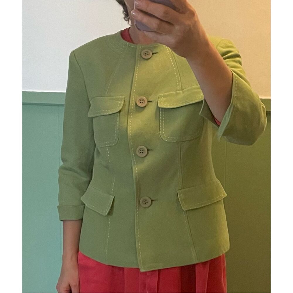 EMILY Linen jacket with buttons and lining M